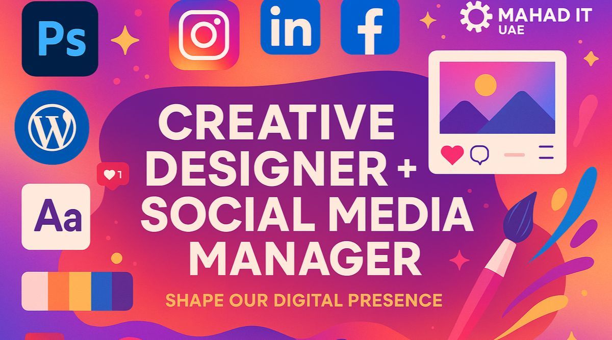 Graphic Designer + Social Media WordPress Manager